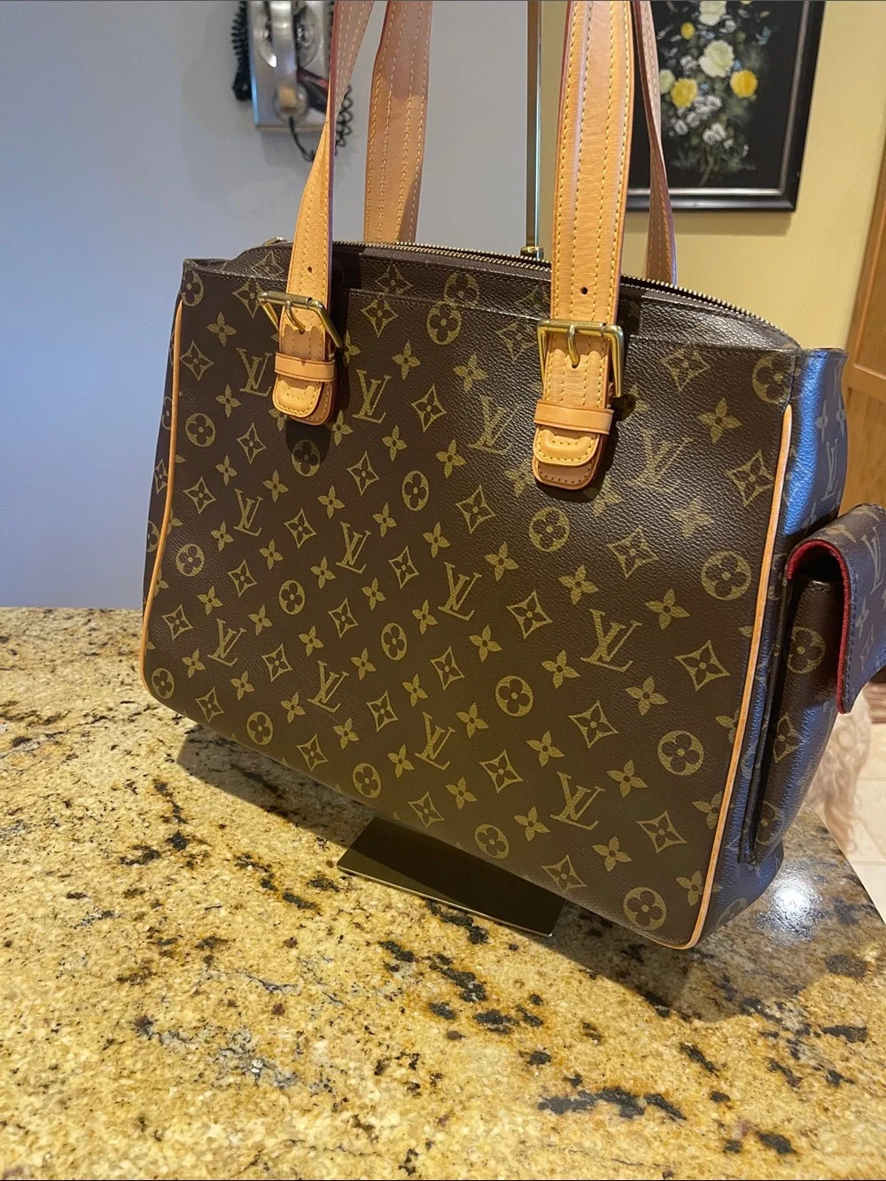 Louis Vuitton Monogram Multiple Cite Brown Tote - Picture 12 of 13